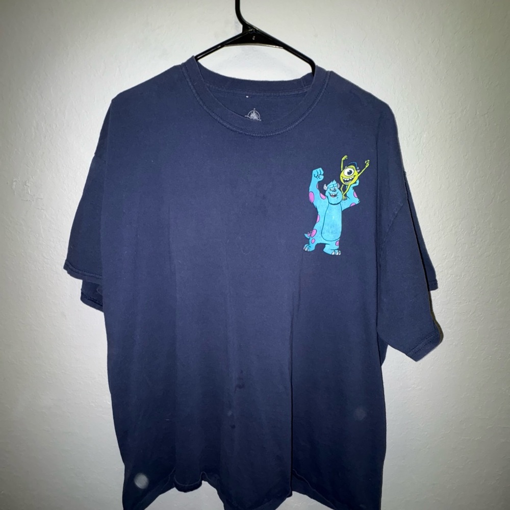 Monsters Inc Navy Blue Graphic T-Shirt